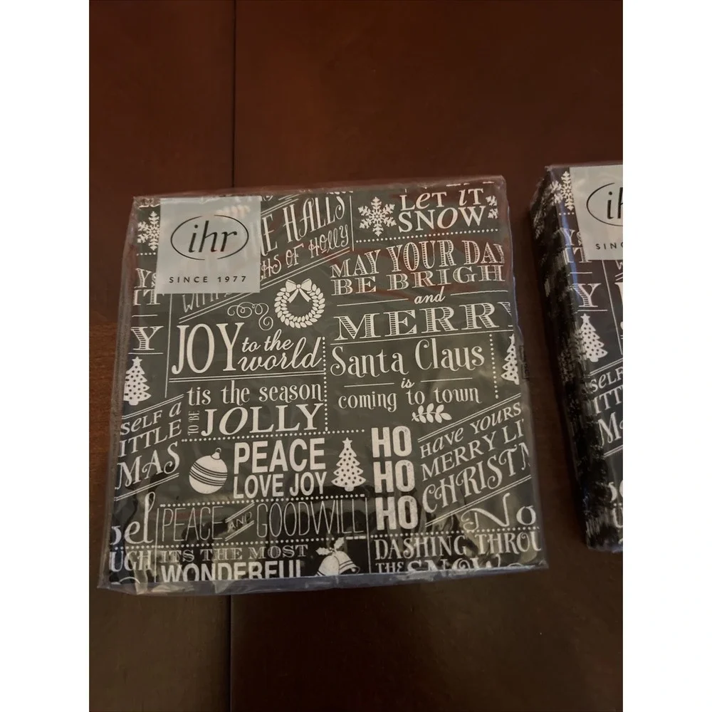 Paper Guest Towel‎ Joy To The World  Holiday Christmas Napkin Set Of 2 IHR 3-Ply